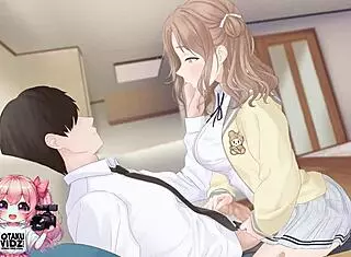 Hot College Coed Rides And Gives Handjob Leading To Cumshot