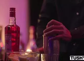 Horny redhead begs for anal vacation pleasure.