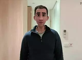 step gay dad alone in hotel with son