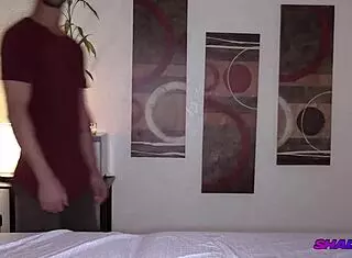 Swedish massage turns into steamy handjob at Shady Spa