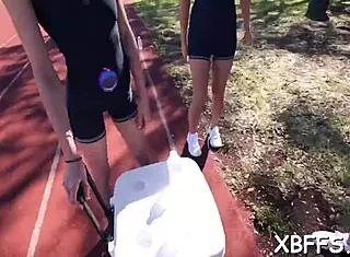 These legal age teen nymphs are going truly naughty with oral and fucking.