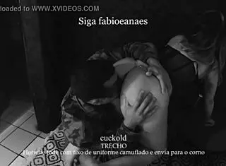 Hotwife fucks in military uniform and sends video to cuckold.