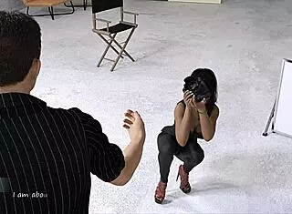 Cassie Pleasures John On Camera In Big City