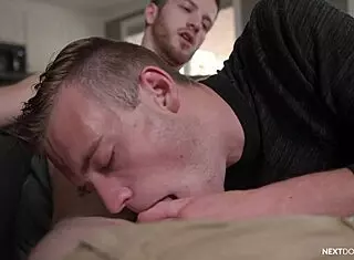 next door twink hosts a raw foursome party for scott finn