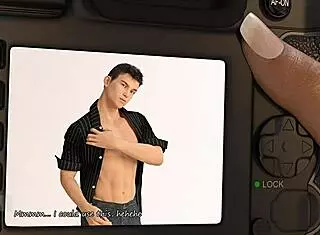 Cassie Pleasures John On Camera In Big City