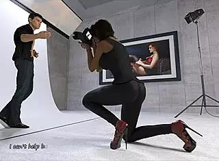 Cassie Pleasures John On Camera In Big City