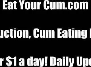 Eat your liquid lunch for me, little one, in this pov session