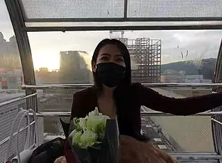 Surprising Nina with special Valentines Day gift at home