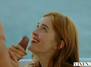 Vixen Redhead Stuns with Beauty in Exclusive Scene