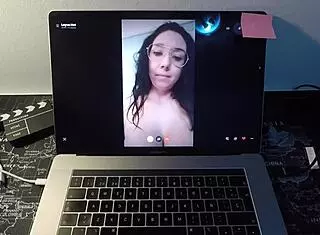 passionate spanish milf leyva hot fucks fan on webcam