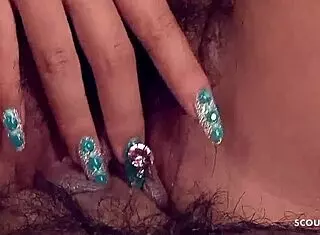 japanese teen 18+ hairy pussy creampied by old guy! 😍