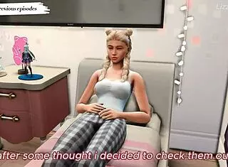 Stepsister Rides Stepbrother And Stranger In Sims 4