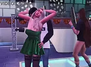 Stepsister Rides Stepbrother And Stranger In Sims 4