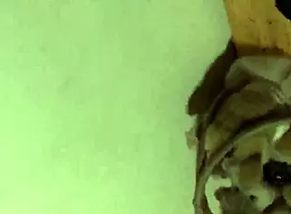 Gagging on a monster cock leads to cumshot in her eye.