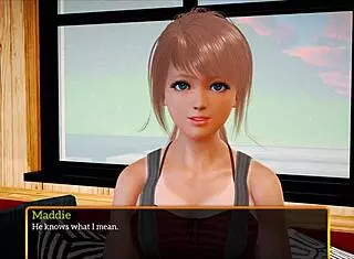 Redhead Teen With Small Tits In Homemade Cartoon Game