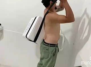 Gay Guy Rides Massive Cock of Ice Cream Vendor in Intense Session.