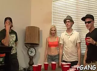 nasty gang bang with cum in mouth and blowjobs in pov