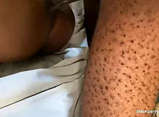 African Petite Amateur Takes Long Pipe In Missionary Position