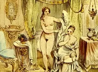 Vintage erotic sketches reveal raw sensual art details.