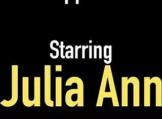 julia ann, the milf diva, gets her big tits fucked and sucked in pov