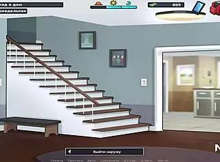 Summertime Saga episode 2: French teacher interaction in uncensored anime style