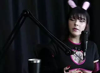 yummi paradise in sheer red lingerie exploring fetishes and submission