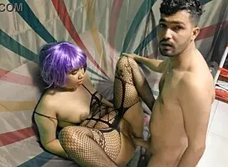 Cute Young BBW Bent Over For Monster Cock Creampie By Hanif And Adori