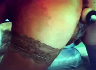 big ass milf squirting hard on the fucking machine.