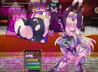 quarta knight emerald bound in bondage game with big tits