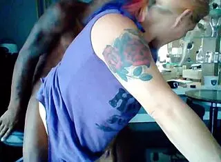 Milf teases with blowjob on pool table.