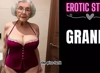 granny's story about fulfilling her pissing fetish in the first part