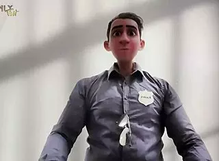 Step Gay Dad Prisoner Faces Police Interrogation With Domination And Footjob