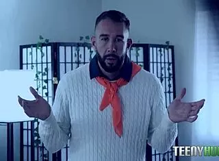 Rissa's petite teen ass pounded in pov blowjob