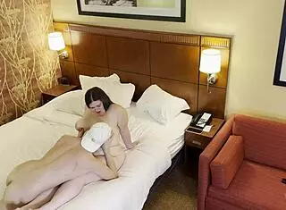 Hot BBW Sucks Big Cock With Natural Tits