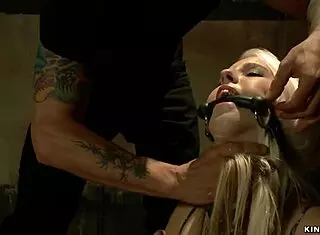 Watch this nineteen-year-old blonde get tied up and spanked in hardcore bdsm fucking