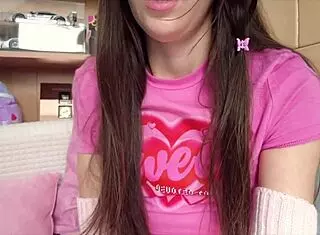 the stepdaughter is playing a dirty game with a stranger in her room, leading to some taboo fun