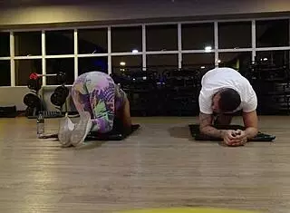 I trained at the gym without panties and got bent over.