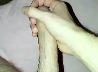 This Young Amateur's Solo Dick Massage Is So Hot