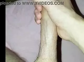 This Young Amateur's Solo Dick Massage Is So Hot