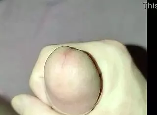 This Young Amateur's Solo Dick Massage Is So Hot