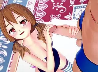 Naughty hermanastra craves attention in her swimsuit! 😏