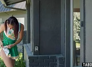 Black Cheerleader Alexis Tae Ass Fucked by Stepdad Charles Dera