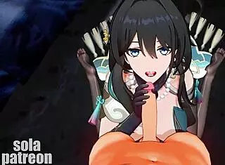 Ruan Mei In Intense Hentai Anime Action