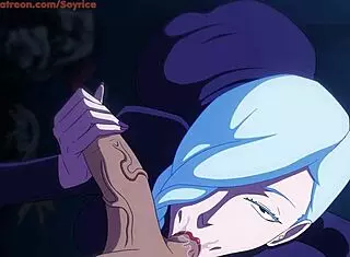 Mei Mei gives a great blowjob to a well-endowed guy outdoors 😍