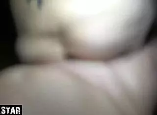 German blonde girlfriend fucks at gloryhole and gets lots of cum!