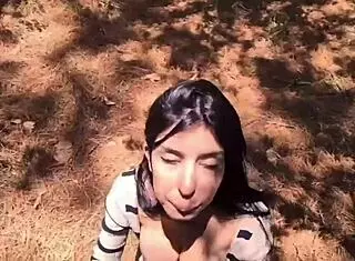 Stranger Fucks Me in Forest, Cums Inside