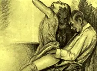 Deep Feelings in Vintage Erotic Illustration Art