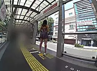 I put on a skirt and thong, got on the metrobus looking for some dick