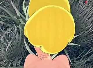 tinker bell all grown, banging while another fairy spies on us.