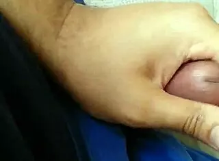 Detailed View Of Jerking Off To Amateur Gay Blowjob With Monster Cock